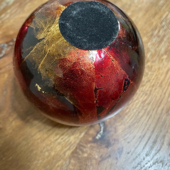 6 Pier 1 ceramic foil decorative spheres - Picture 4 of 5